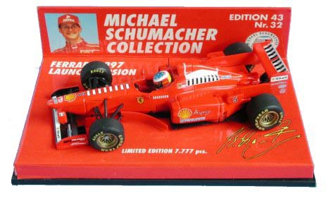 Ferrari Launch Version - 1997 - Michael Schumacher<BR>1/43