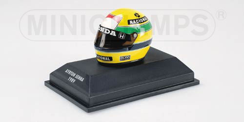 Capacete Bell - 1989 - Ayrton Senna<BR>1/8