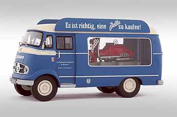 Mercedes-Benz L319 Zundapp - Azul<BR>1/43