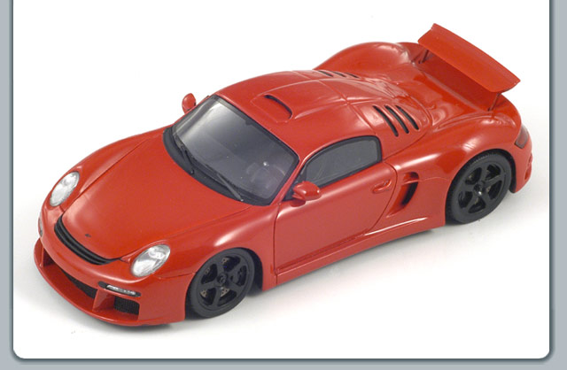 Porsche RUF CTR 3 - 2009 - Vermelho<BR>1/43 Porsche RUF CTR 3 - 2009 - Vermelho<BR>1/43
