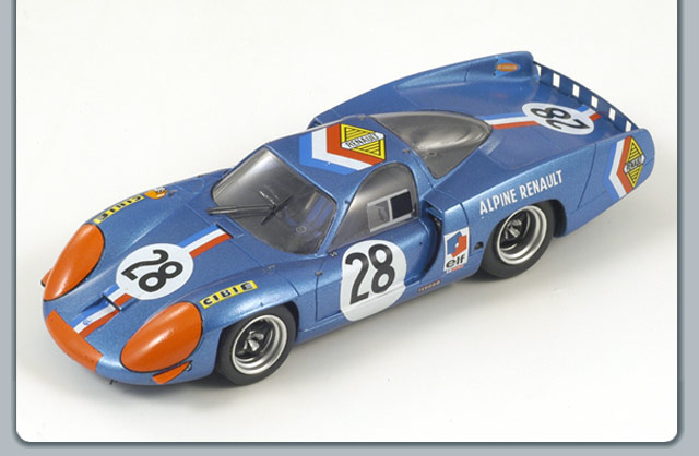 Alpine A 220 # 28 Le Mans - 1968<BR>1/43 Alpine A 220 # 28 Le Mans - 1968<BR>1/43