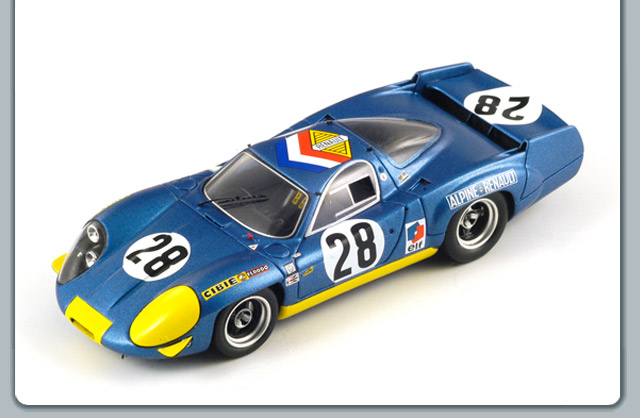 Alpine A 220 # 28 Le Mans - 1969<BR>1/43 Alpine A 220 # 28 Le Mans - 1969<BR>1/43