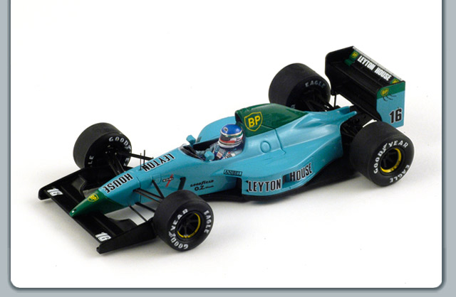 F1 Leyton House CG911 # 16 Hungarian GP - 1990 - Capelli<BR>1/43