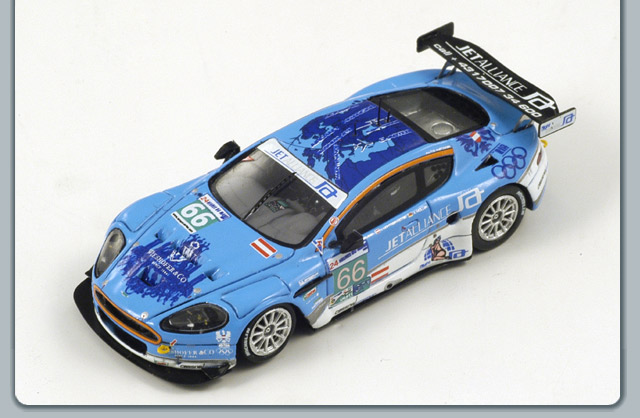 Aston Martin DBR9 # 66 Le Mans 3rd LMGT1 Class - 2009<BR>1/87 Aston Martin DBR9 # 66 Le Mans 3rd LMGT1 Class - 2009<BR>1/87