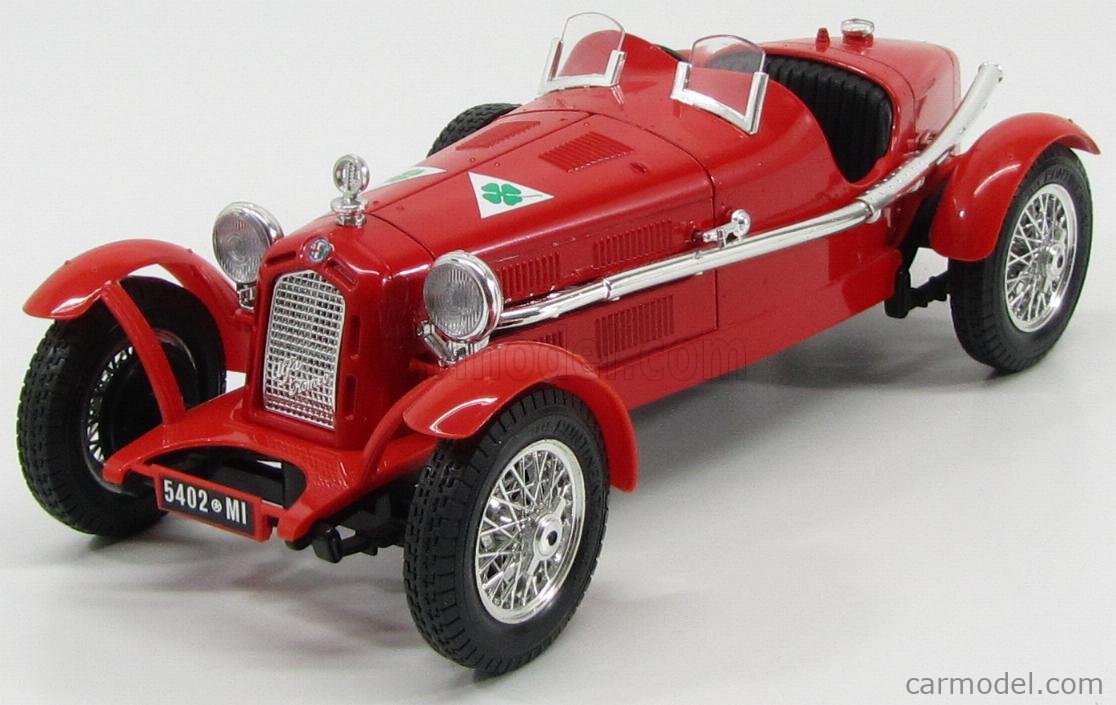 Alfa Romeo 8C 2300 Monza - 1931 - Vermelho<BR>1/18