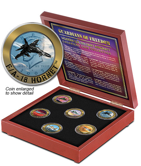 Coleção de moedas - Aviões Guardiões da Liberdade