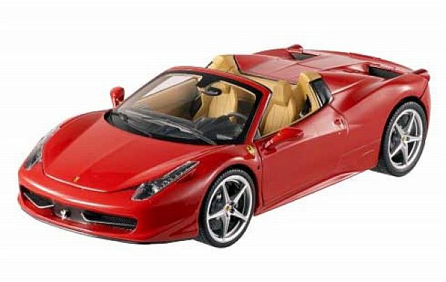 Ferrari 458 Spider - 2014 - Vermelho<BR>1/18 Ferrari 458 Spider - 2014 - Vermelho<BR>1/18